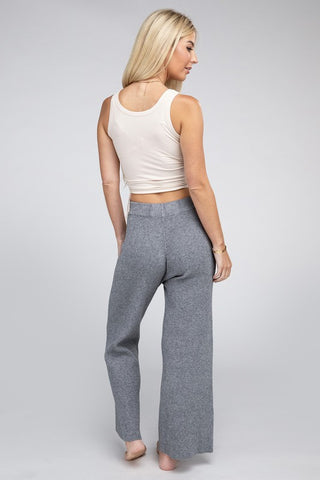 Solid Knit Pants