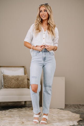 High Rise Relaxed Fit Jeans