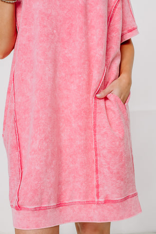 Just A Thought Dress With Pockets | Pink