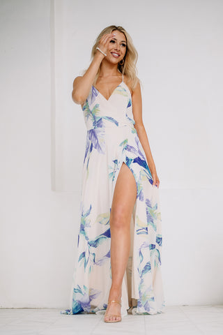 Life In The Tropics Printed Maxi Dress