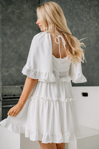 Saved By The Bell Lace Trim Dress