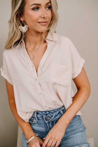 Still The One Button Up Top | Khaki