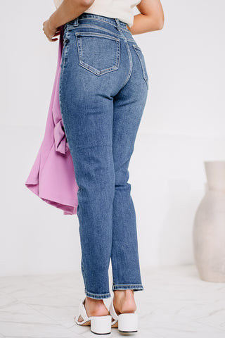 The Extra Life High Rise Straight Jeans