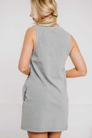 The Simple Life Sleeveless Mini Dress | Grey