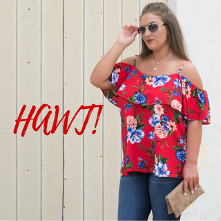 Red Hot Florals & Curves | Plus Size Lovin'