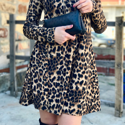 Wild For Leopard Dresses and Knee High Boots