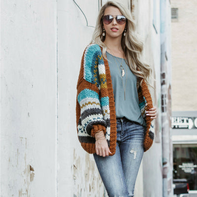 How to Style an Autumn Knit Loose Cardigan