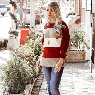 HOW TO STYLE AN AUTUMN TONE BLOCK TOP
