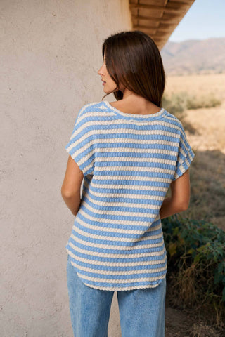 Power Move Striped Knit Top