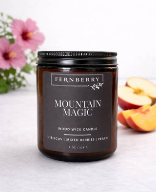 Mountain Magic | Minimalist Black Candle 8 oz.