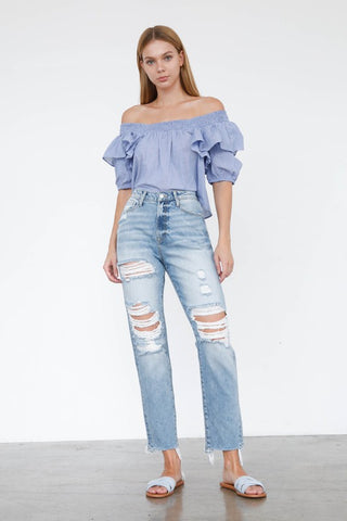 High Waist Mom Jeans