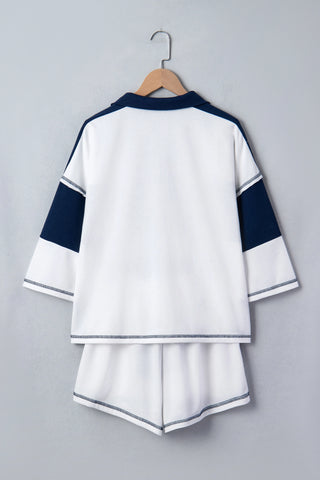Exposed Seam Top & Shorts Set