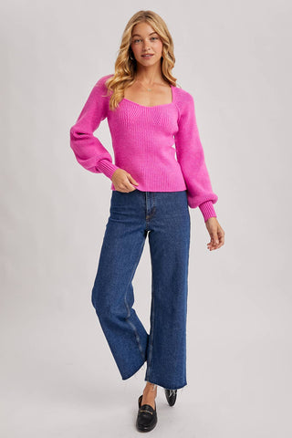 Such A Sweetheart Neck Sweater
