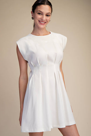Night Out Pleated Mini Dress