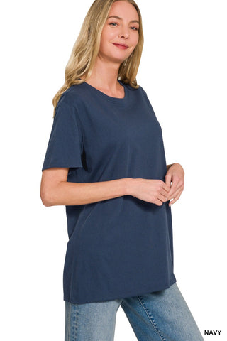 Cotton Boyfriend Tee | Colors