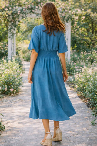 A Solid Moment Midi Dress