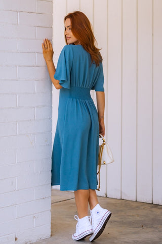 A Solid Moment Midi Dress