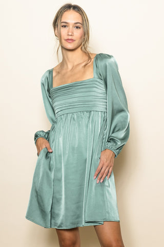 What's The Ruch Pleated Dress