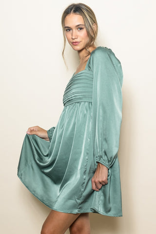 What's The Ruch Pleated Dress
