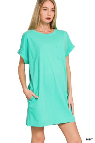 Keeping It Cotton T-Shirt Dress | Colors