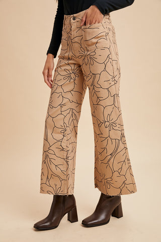 Because Of You Floral Printed Pants