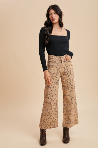 Because Of You Floral Printed Pants