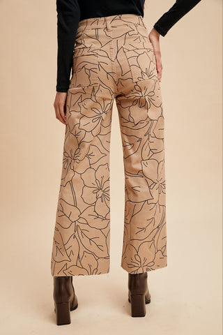 Because Of You Floral Printed Pants