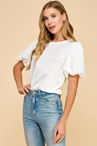 Spring Forward Puff Sleeve Top