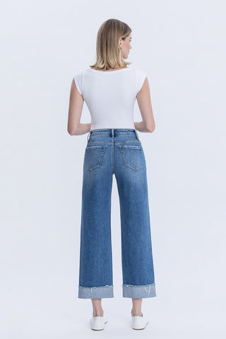 Eclipse High Rise Cuffed Jeans