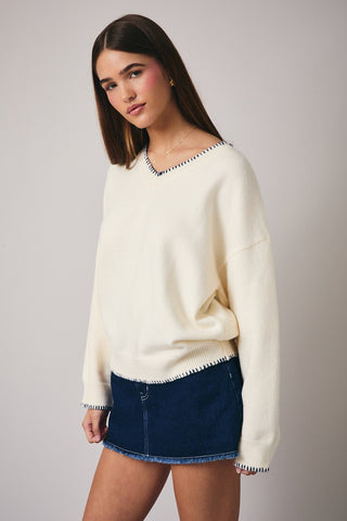 Stitch Switch Detailed Sweater