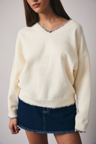 Stitch Switch Detailed Sweater