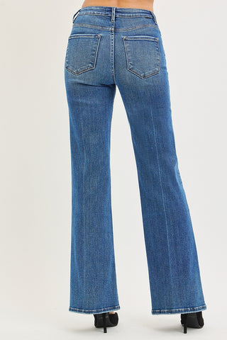 Tummy Control High Rise Wide Flare Jeans
