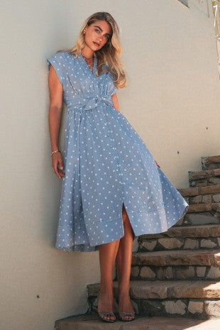 Mix Things Up Button Down Dress