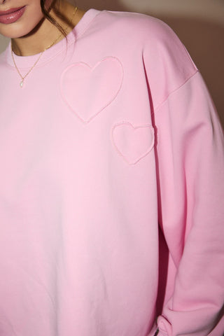 Conversation Hearts Detailed Sweater