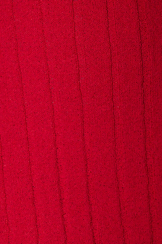 The Woman In Red Mini Dress