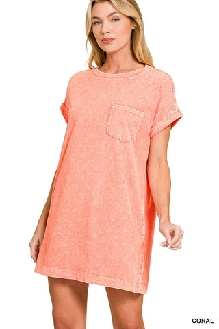t shirt dress 100 cotton Women's 100% Organic Cotton T-Shirt Dress M / Soft Plum