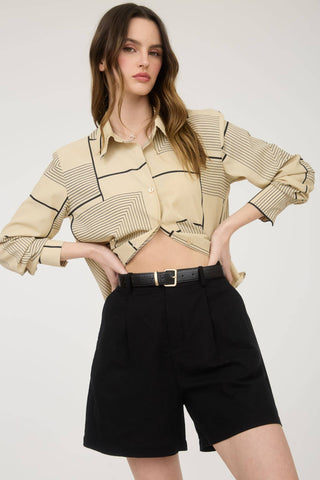 Jot It Down Geo Pattern Top