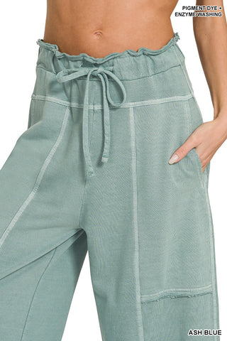 French Terry Wide Leg Pants