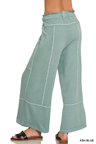 French Terry Wide Leg Pants