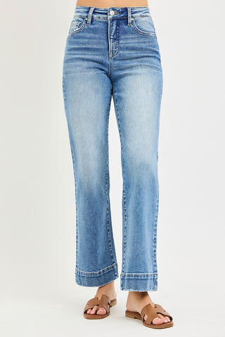 Tummy Control High Rise Straight Jeans