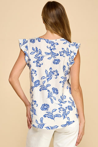 Easy Sunday's Floral Top