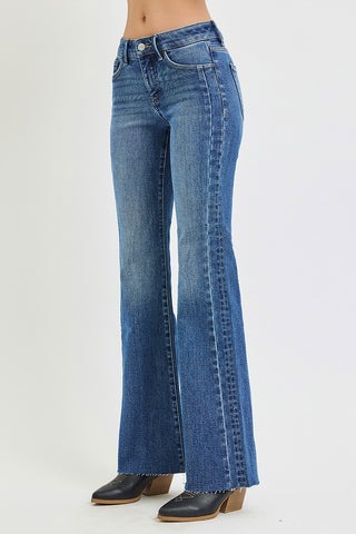 Tummy Control Mid Rise Bootcut Jeans