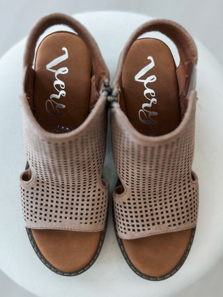 Milsy Open Toe Block Heels