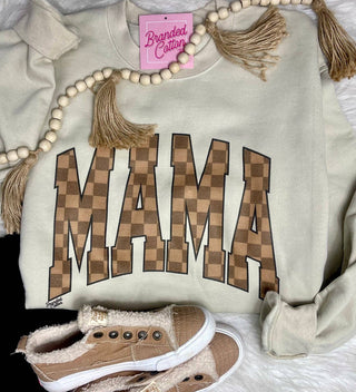 Checkered Mama Sweatshirt