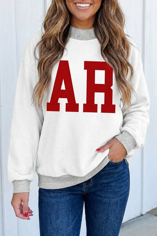 Arkansas | AR Reversible Mock Neck Sweatshirt