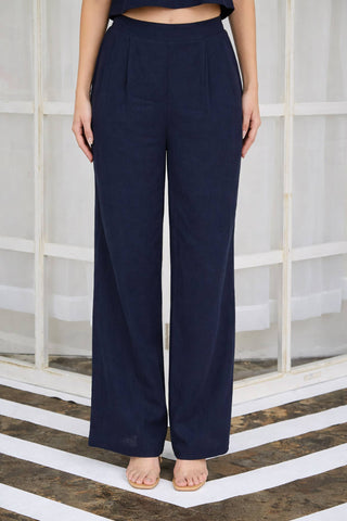 Full Force Pleated Linen Pants