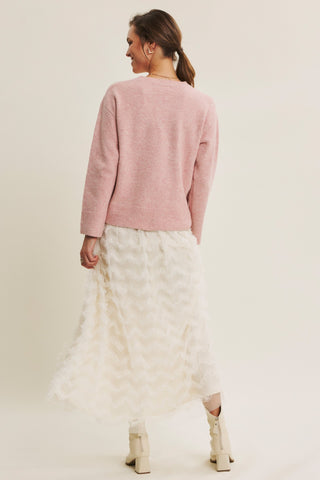 Dandy Dandelion Soft Knit Sweater