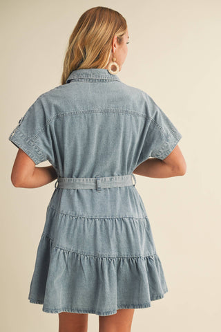 Tiered & True Ruffle Mini Dress