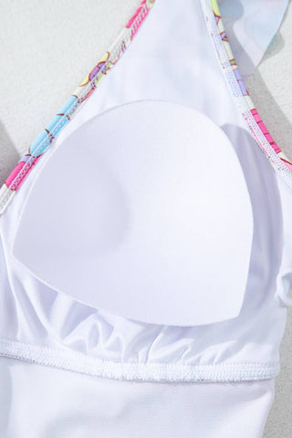 Floral Tummy Control One Piece Swimsuit