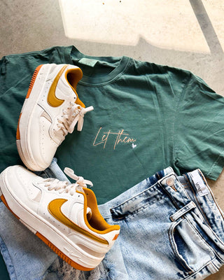 Let Them Embroidery Tee